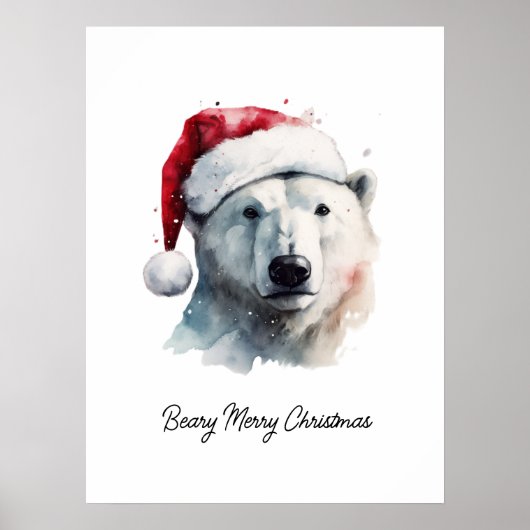 Jingle Bear Joy, custom Poster (Voorkant)