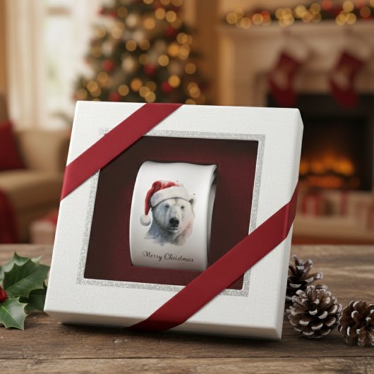 Jingle Bear Joy, custom Stropdas