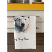 Jingle Bear Joy, custom Theedoek