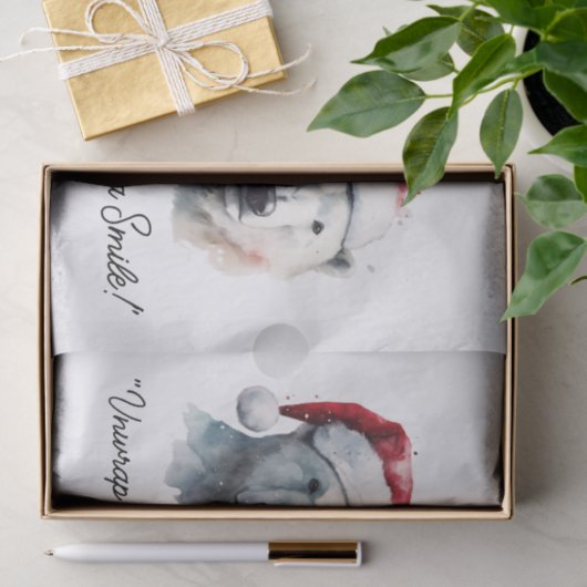 Jingle Bear Joy, custom Tissuepapier (Geschenk)