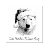 Jingle Bear Joy, custom Zelfinktende Stempel (Design)