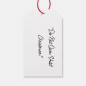 Jingle Bear Joy, op maat Cadeaulabel (Achterkant)