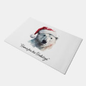 Jingle Bear Joy, op maat Deurmat (Schuin)