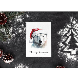 Jingle Bear Joy, op maat Folie Feestdagenkaart