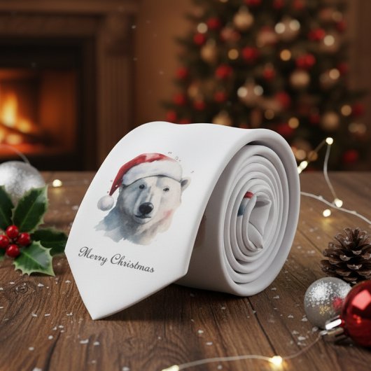 Jingle Bear Joy, op maat gemaakt Stropdas