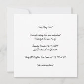 Jingle Bear Joy, op maat Kaart (Achterkant)