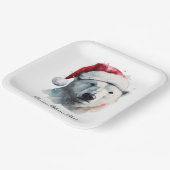 Jingle Bear Joy, op maat Papieren Bordje (Gebogen)