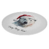 Jingle Bear Joy, op maat Snijplank (Hoek)