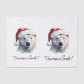 Jingle Bear Joy, op maat Tissuepapier (Voorkant)