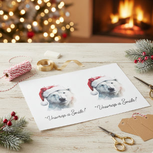 Jingle Bear Joy, op maat Tissuepapier