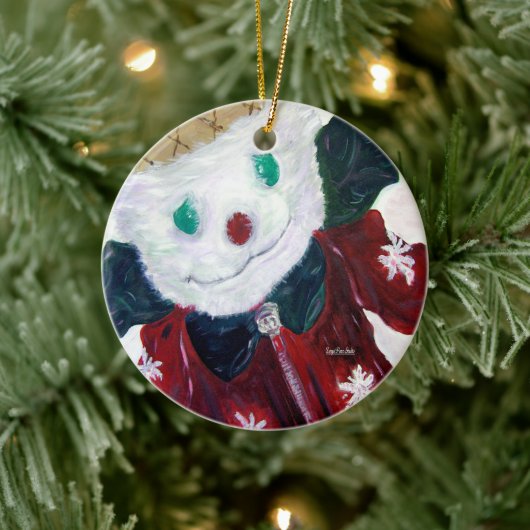 Jingle Beer Keramisch Ornament (Boom)