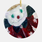 Jingle Beer Keramisch Ornament (Achterkant)