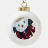 Jingle Beer Keramische Bal Ornament (Voorkant)