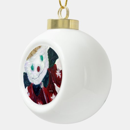 Jingle Beer Keramische Bal Ornament (Rechts)