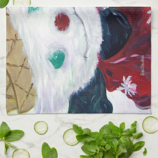 Jingle Beer Theedoek (Gevouwen)