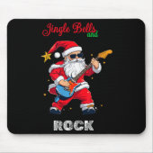 Jingle Bell And Rock Christmas Santa Rolling Playi Muismat (Voorkant)