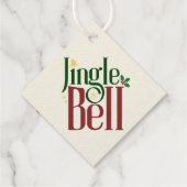 Jingle Bell Bedankjes Labels (Achterkant)
