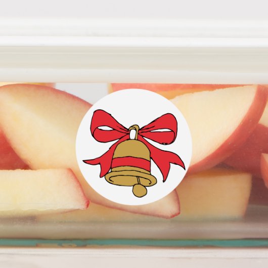 Jingle Bell Cartoon Kerstmis Bells Clipart Clip Labels (Aangebracht)