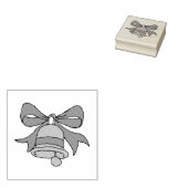 Jingle Bell Cartoon Kerstmis Bells Clipart Clip Rubberstempel (Gestempeld)