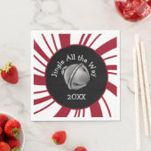 Jingle Bell Christmas Plates Servet (Insitu)