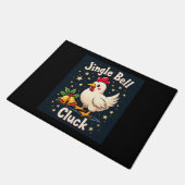 Jingle Bell Cluck Chicken Deurmat (Schuin)