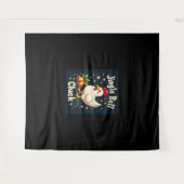 Jingle Bell Cluck Chicken Wandkleed (Voorkant (horizontaal))