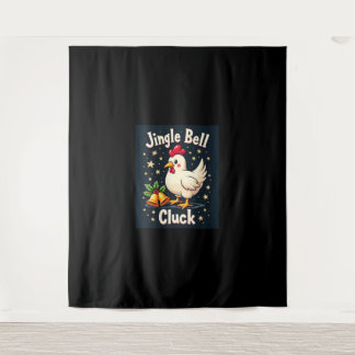 Jingle Bell Cluck Chicken Wandkleed