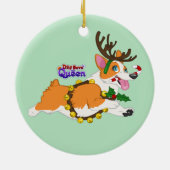 Jingle Bell Corgi- Ornament (Achterkant)