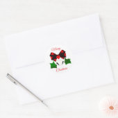 Jingle Bell-envelopseals Ronde Sticker (Envelop)