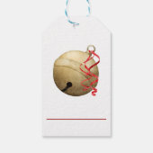 JINGLE BELL, GELOOF Kerstmis Cadeaulabel (Achterkant)