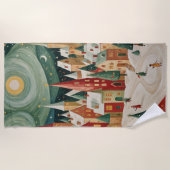 Jingle Bell Jubilee Strandlaken (Voorkant)