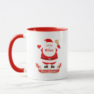 Jingle Bell Kerstman Kerst Combinatie Mok