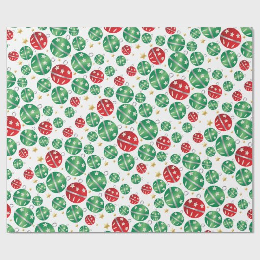 Jingle Bell Kerstmis Cadeaupapier (Vlak)