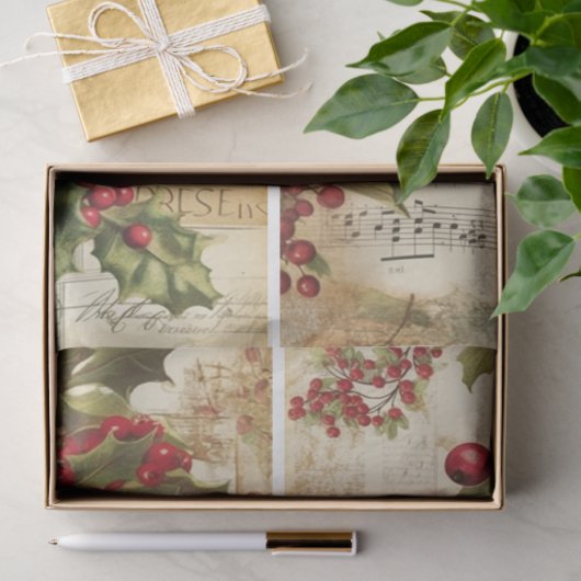 Jingle Bell Kerstmis Tissuepapier (Geschenk)