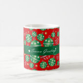 Jingle Bell-kerstsierontwerppatroon Koffiemok (Center)