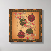 Jingle Bell Kerstvakantie Canvas (Voorkant)