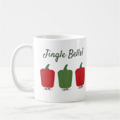 Jingle Bell Peppers Kerst Vakantie Mok (Links)