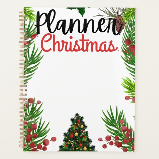 Jingle Bell Planner, Kerstplanner Planner (Voorkant)