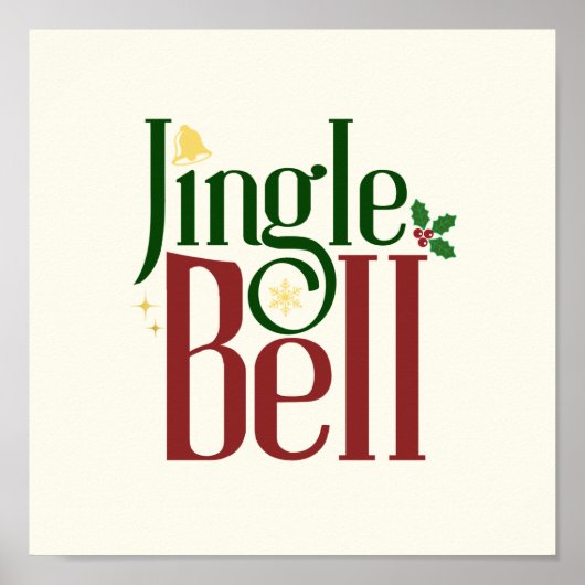 Jingle Bell Poster (Voorkant)