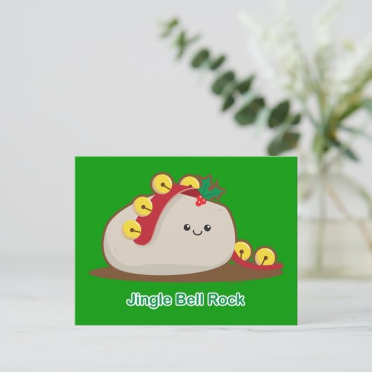Jingle Bell Rock Briefkaart (Staand voorkant)