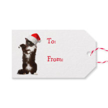 Jingle Bell Rock Cat Gift Labels