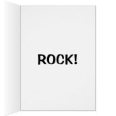 Jingle Bell Rock! Christmas Card (Binnen (Rechts))