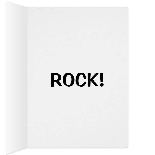 Jingle Bell Rock! Christmas Card (Binnen (Rechts))