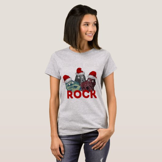 Jingle Bell Rock Funny Geoloog kerstcadeautjes T-shirt (Voorkant volledig)