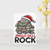 Jingle Bell Rock  Kaart (Gele Bloem)
