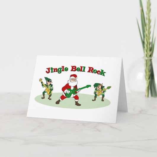 Jingle Bell Rock kaart (Voorkant)