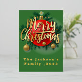 Jingle Bell Rock - Kerst Kaart (Staand Voorkant)