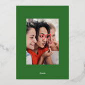 Jingle Bell Rock - Kerst Kaart (Achterkant)