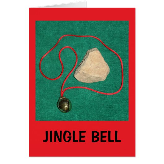 Jingle Bell Rock! Kerstkaart (Voorkant)