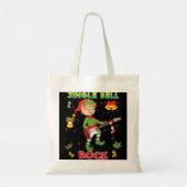 Jingle Bell Rock Rockin: Kerstmis met Gui spelen Tote Bag (Achterkant)